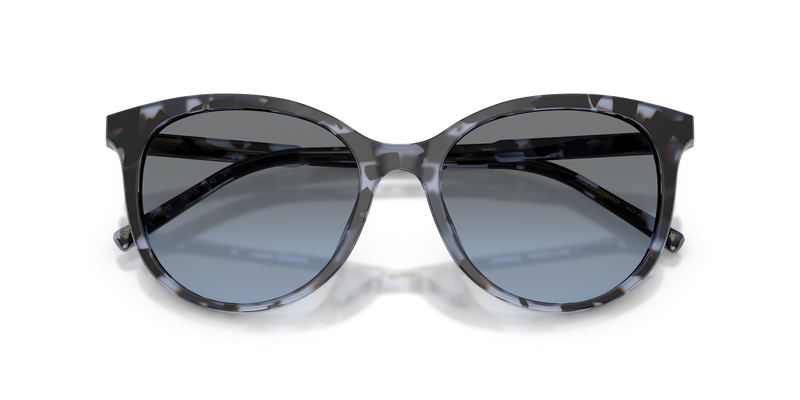 Dolce & Gabbana DG4540 in Blue Havana / Blue Gradient (34438F) - Side View