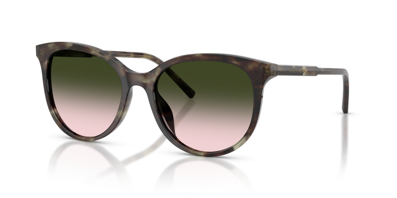 Dolce & Gabbana DG4540 in Green Havana / Light Brown Gradient Green (34782C) - Alternate View