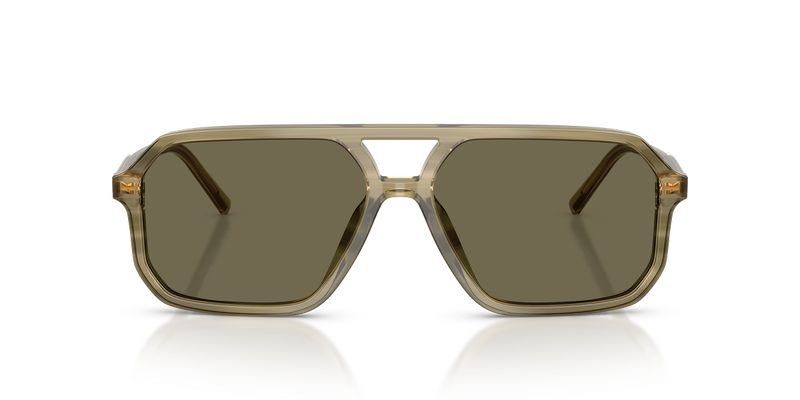 Dolce & Gabbana DG4541 in Green On Striped Green / Brown (3480/3) - Alternate View