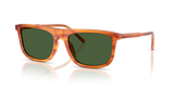 Camel On Striped Ginger / Dark Green (348371)