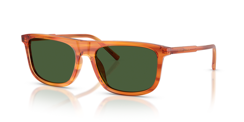 Dolce & Gabbana DG4542 in Camel On Striped Ginger / Dark Green (348371) - Alternate View