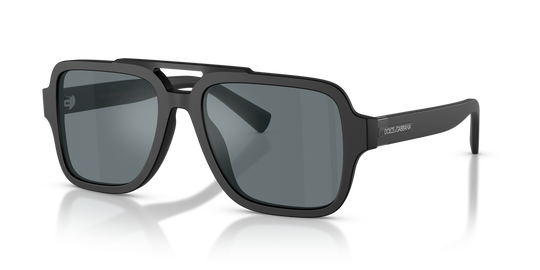 Dolce & Gabbana DG4544 - Matte Black / Grey Mirror Black (25256G)
