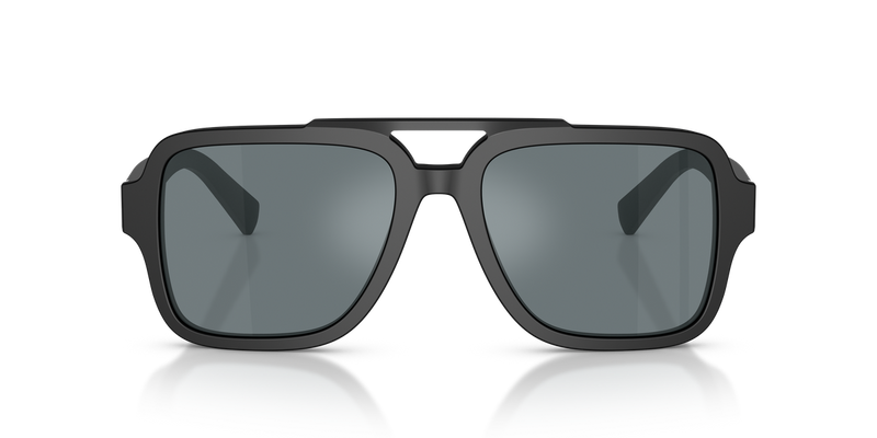 Dolce & Gabbana DG4544 in Matte Black / Grey Mirror Black (25256G) - Alternate View