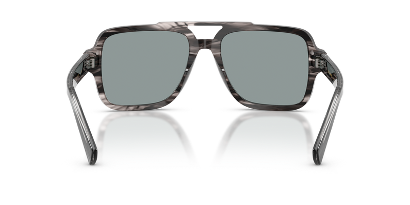 Dolce & Gabbana DG4544 in Striped Grey / Dark Grey (3440/1) - Alternate View