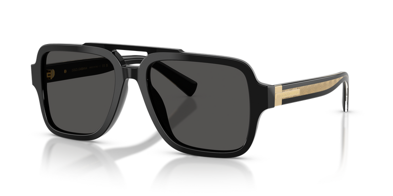 Dolce & Gabbana DG4544 in Black / Dark Grey (501/87) - Alternate View