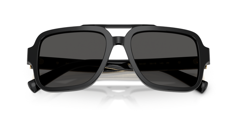 Dolce & Gabbana DG4544 in Black / Dark Grey (501/87) - Alternate View