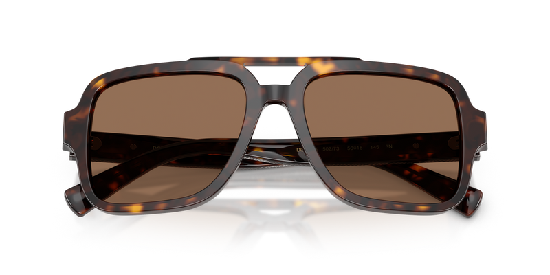 Dolce & Gabbana DG4544 in Havana / Dark Brown (502/73) - Alternate View