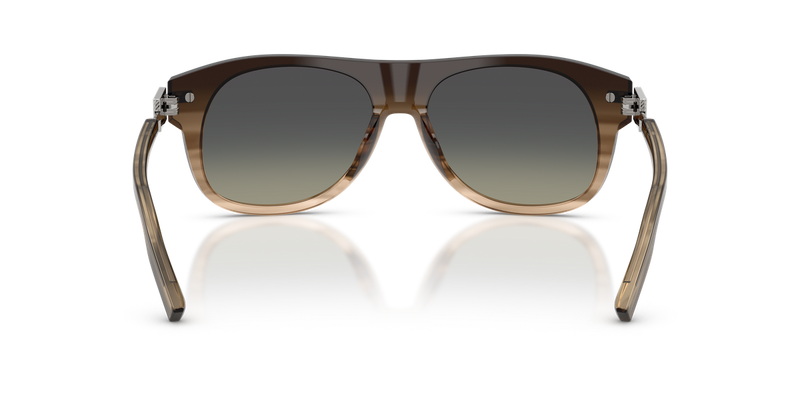 Dolce & Gabbana DG4546 in Gradient Striped Grey / Grey Gradient (348411) - Temple Detail