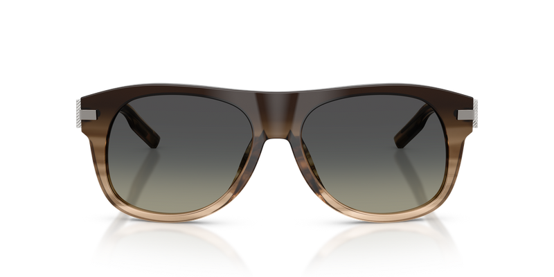 Dolce & Gabbana DG4546 in Gradient Striped Grey / Grey Gradient (348411) - Alternate View