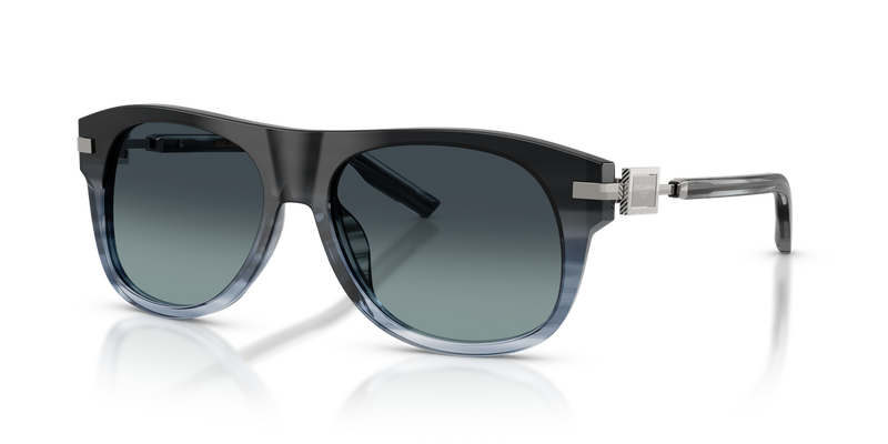 Dolce & Gabbana DG4546 in Gradient Striped Blue / Blue Gradient (348519) - Alternate View