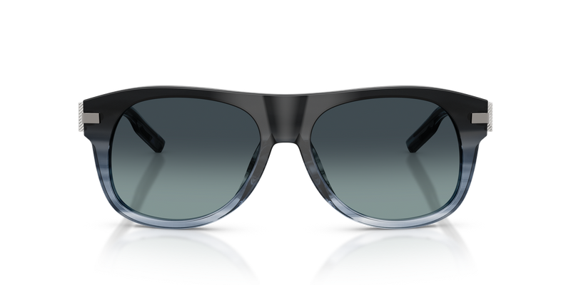 Dolce & Gabbana DG4546 in Gradient Striped Blue / Blue Gradient (348519) - Alternate View