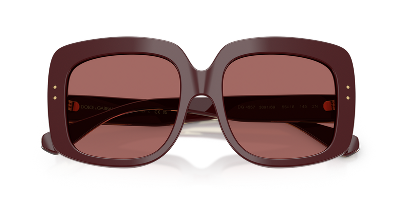 Dolce & Gabbana DG4557 in Bordeaux - Side View