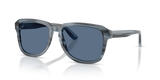 Transparent Blue On Striped Blue / Blue (348280)