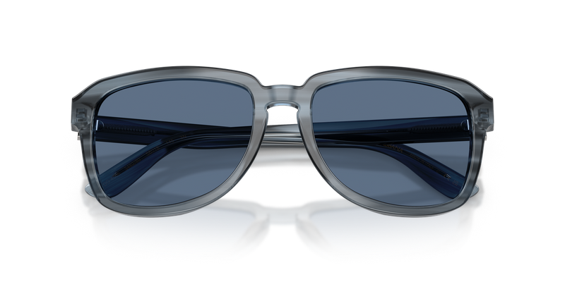 Dolce & Gabbana DG4566 in Transparent Blue On Striped Blue - Side View