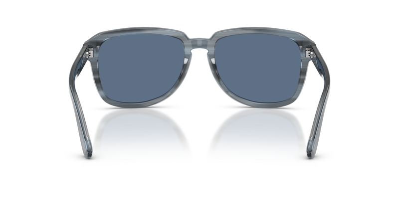 Dolce & Gabbana DG4566 in Transparent Blue On Striped Blue - Temple Detail