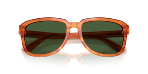 Transparent Camel On Striped Ginger / Dark Green Polarized (34839A)