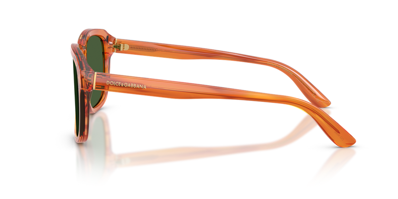 Dolce & Gabbana DG4566 in Transparent Camel On Striped Ginger - Alternate View