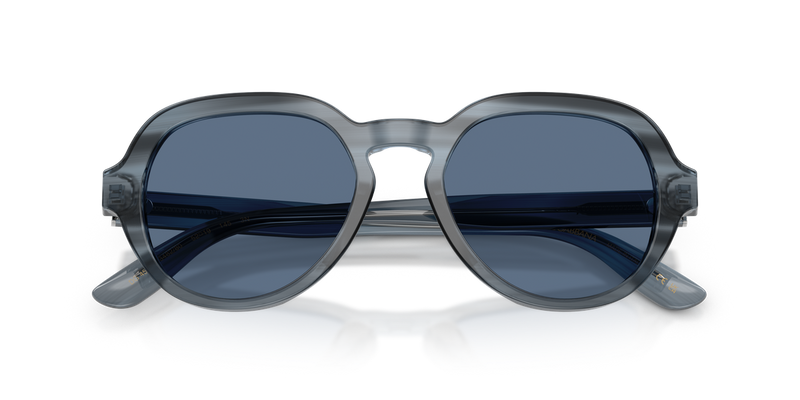 Dolce & Gabbana DG4567 in Transparent Blue On Striped Blue - Alternate View