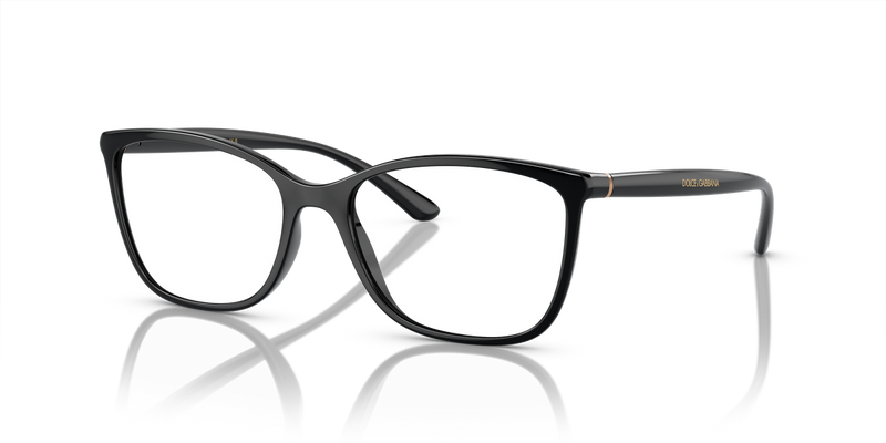 Dolce & Gabbana DG5026 in Black / Demo Lens (501) - Front View