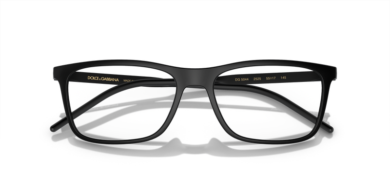 Dolce & Gabbana DG5044 in Matte Black / Demo Lens (2525) - Side View