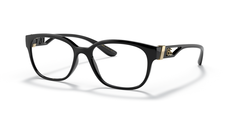 Dolce & Gabbana DG5066 in Black / Demo Lens (501) - Front View