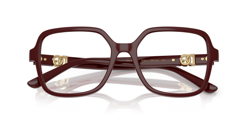 Dolce & Gabbana DG5105U in Bordeaux / Demo Lens (3091) - Side View