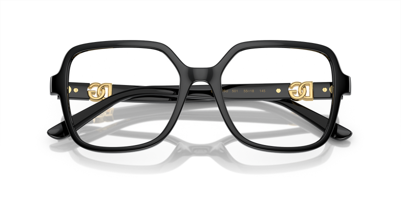 Dolce & Gabbana DG5105U in Black / Demo Lens (501) - Alternate View