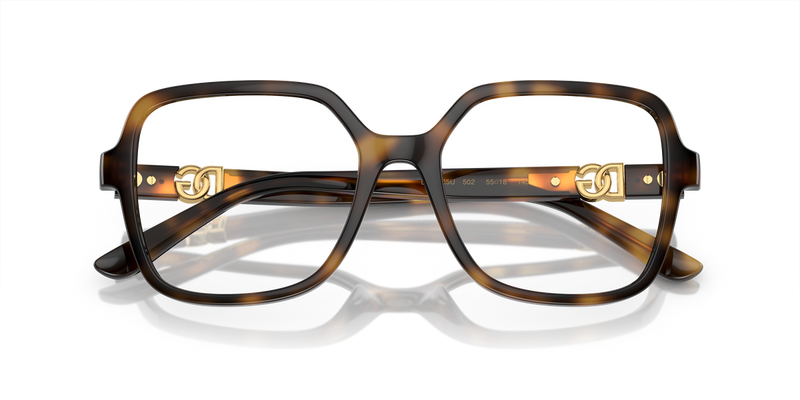 Dolce & Gabbana DG5105U in Havana / Demo Lens (502) - Alternate View