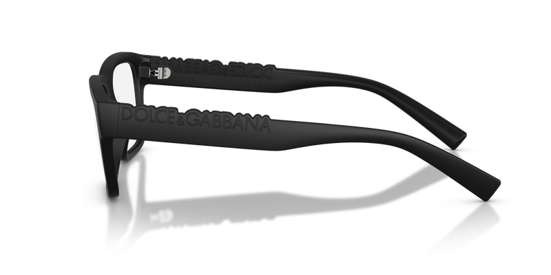 Dolce & Gabbana DG5112 in Matte Black / Demo Lens (2525) - Back View