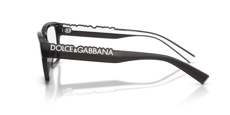 Dolce & Gabbana DG5112 in Transparent Dark Grey / Demo Lens (3160) - Alternate View