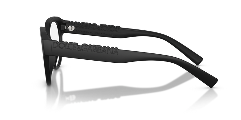 Dolce & Gabbana DG5113 in Matte Black / Demo Lens (2525) - Back View