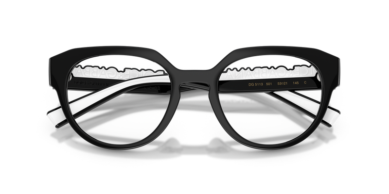 Dolce & Gabbana DG5113 in Black / Demo Lens (501) - Alternate View