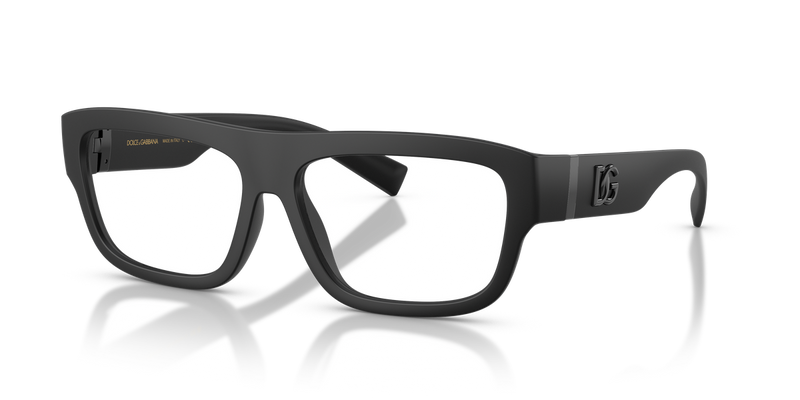 Dolce & Gabbana DG5114 in Matte Black / Demo Lens (2525) - Front View