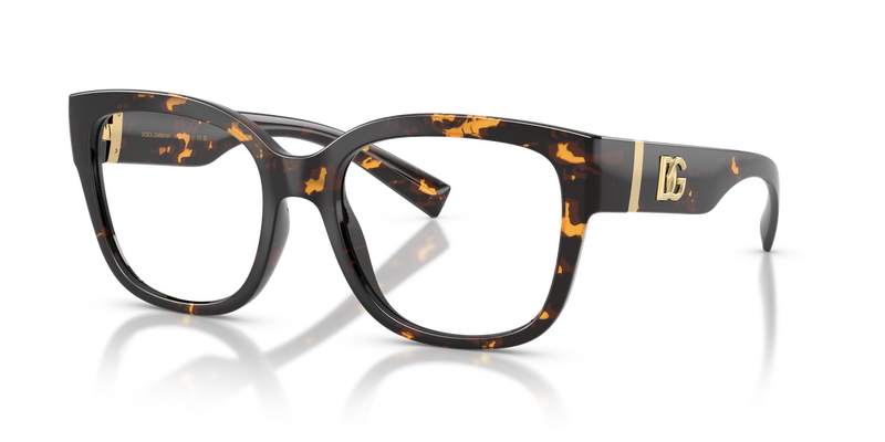 Dolce & Gabbana DG5115 in Yellow Havana / Demo Lens (512) - Alternate View