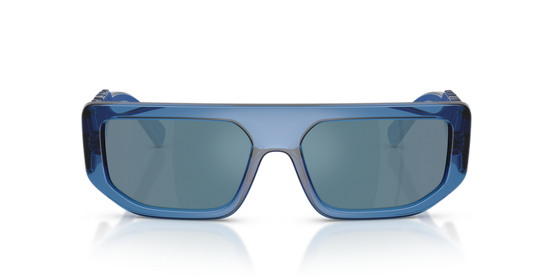 Dolce & Gabbana DG6203 in Transparent Blue / Dark Grey Ar Blue (300925) - Alternate View