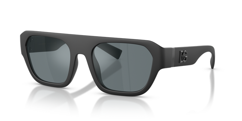Dolce & Gabbana DG6206 in Matte Black / Grey Mirror Black (25256G) - Front View