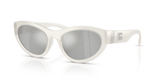 Milky White / Clear Mirror Silver (30398V)