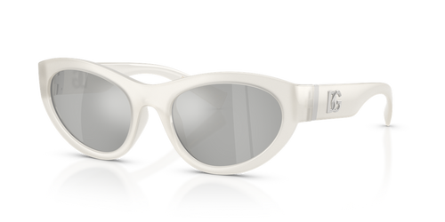 Milky White / Clear Mirror Silver (30398V)