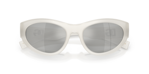 Milky White / Clear Mirror Silver (30398V)