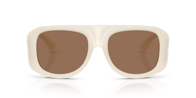 Dolce & Gabbana DG6208 in Opal Milk / Dark Brown (303973) - Alternate View