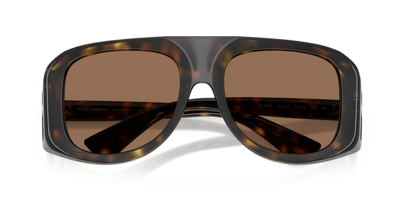 Dolce & Gabbana DG6208 in Havana / Dark Brown (502/73) - Alternate View