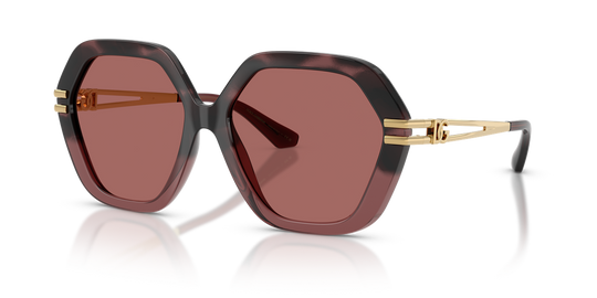 Dolce & Gabbana DG6210 - Burgundy Havana Gradient / Dark Violet (349369)