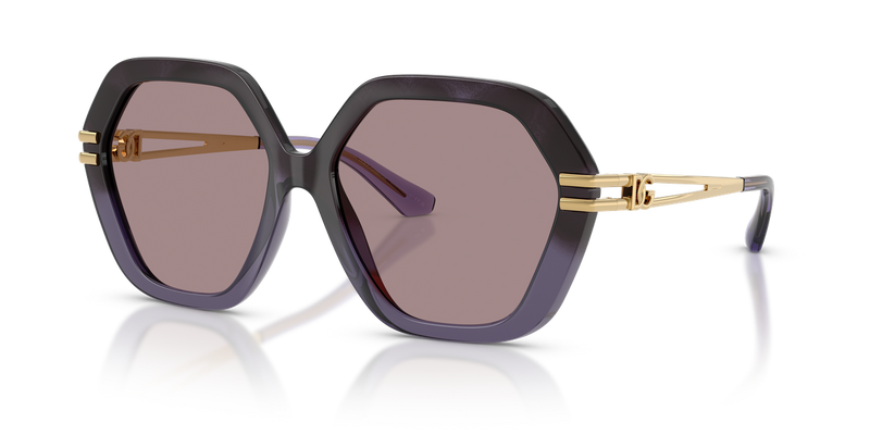 Dolce & Gabbana DG6210 in Violet Havana Gradient - Alternate View