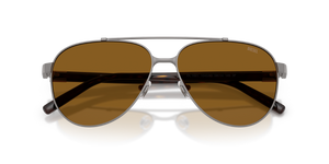 Matte Gunmetal / Brown (104383)