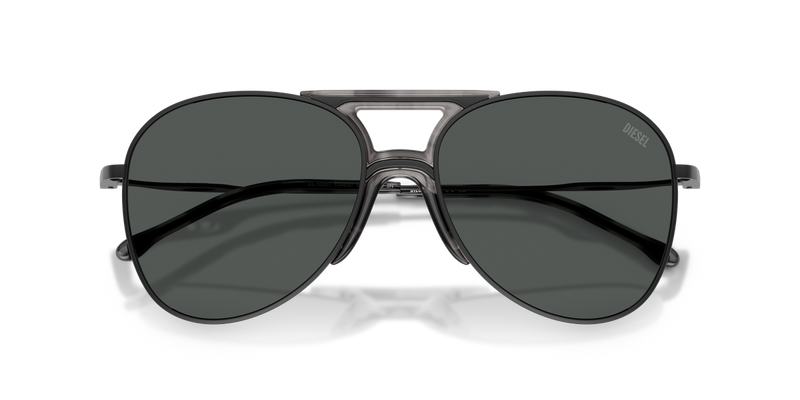 Diesel DL1022T in Black Matte - Side View
