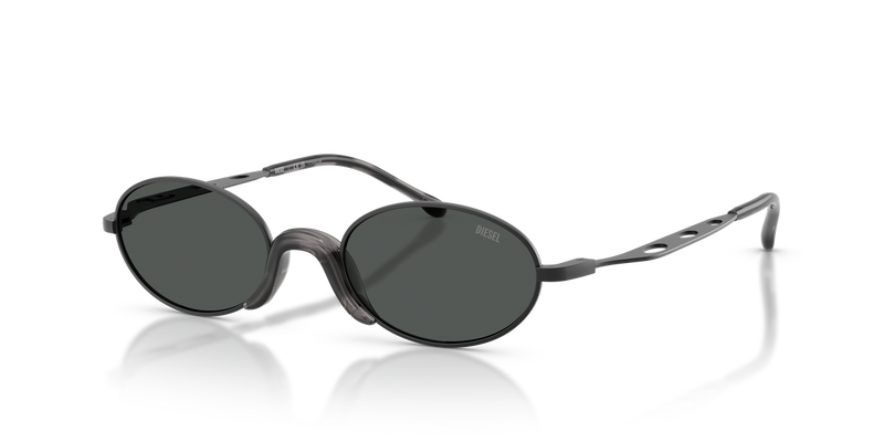 Diesel DL1023T in Black Matte - Front View