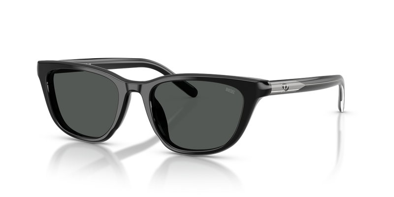 Diesel DL2012U in Solid Black (200187) - Front View