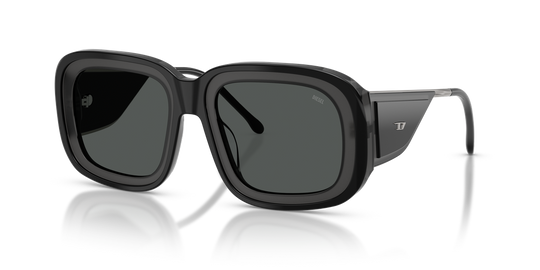 Diesel DL2015U - Black Tranparent Grey / Dark Grey (204487)