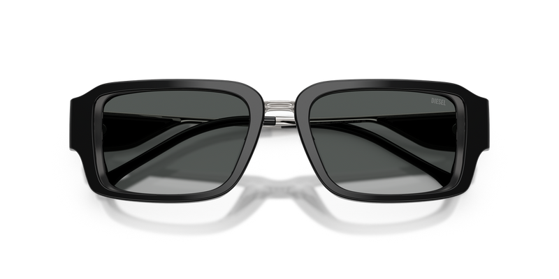 Diesel DL2016U in Black Tranparent Grey - Side View
