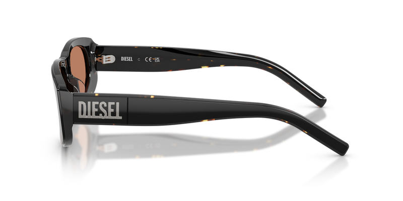Diesel DL2021U in Top Black Havana Yellow - Alternate View